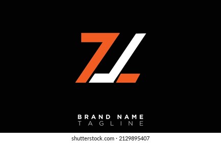 Alphabet letters Initials Monogram logo ZL, LZ, Z and L