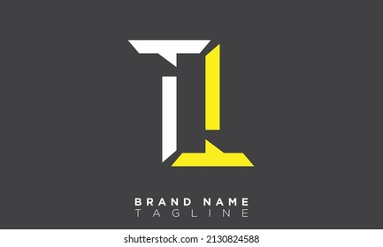 Alphabet Letters Initials Monogram Logo Tl Stock Vector (Royalty Free ...