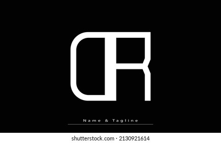 Alphabet letters Initials Monogram Logo DR , RD