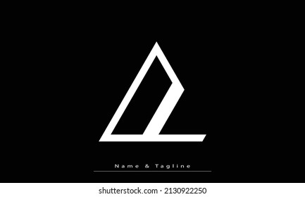 Alphabet letters Initials Monogram logo DL , DL