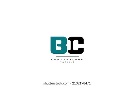 Alphabet letters Initials Monogram logo BC, BC INITIAL, BC letter