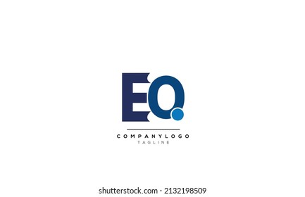 Alphabet letters Initials Monogram logo EO, EO INITIAL, EO letter