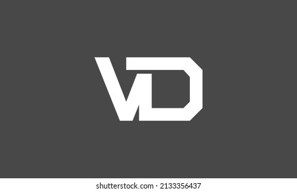 Alphabet Letters Initials Monogram Logo Vd Stock Vector (Royalty Free ...