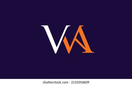 Alphabet letters Initials Monogram logo WA, AW, W and A