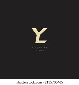Alphabet letters Initials Monogram logo YL OR LY