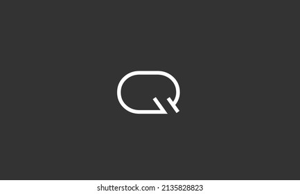 Alphabet letters Initial Monogram Logo Q