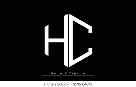 Alphabet letters Initials Monogram logo HC ,  CH