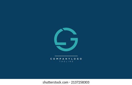 Alphabet letters Initials Monogram logo GL, GL INITIAL, GL letter