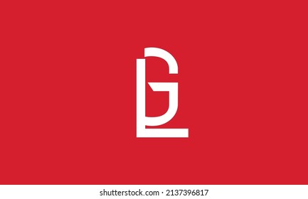 Alphabet letters Initials Monogram logo LG, GL, L and G
