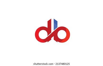 Alphabet letters Initial Monogram Logo DB, BD, D und B