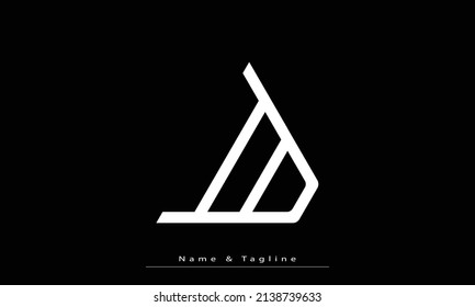 Alphabet letters Initials Monogram logo ID ,  DI