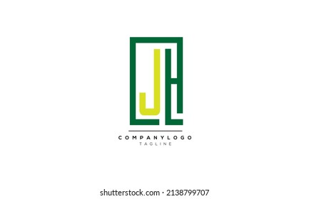 Alphabet letters Initials Monogram logo JH, JH INITIAL, JH letter