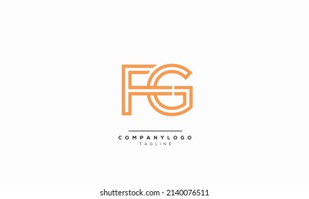 Alphabet Letters Initials Monogram Logo Fg Stock Vector (Royalty Free ...