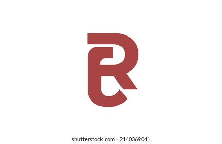 Alphabet letters Initials Monogram logo CR, RC, C and R