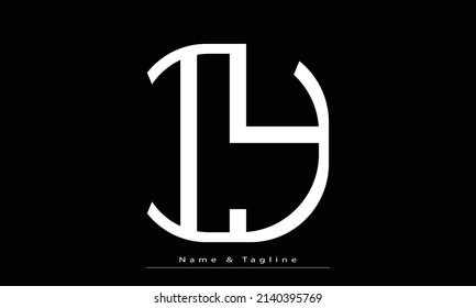 Alphabet letters Initials Monogram logo IY , YI