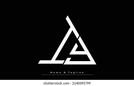 Alphabet letters Initial Monogram Logo IY, YI