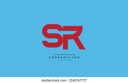 Alphabet letters Initials Monogram Logo SR, SR INITIAL, SR-Brief