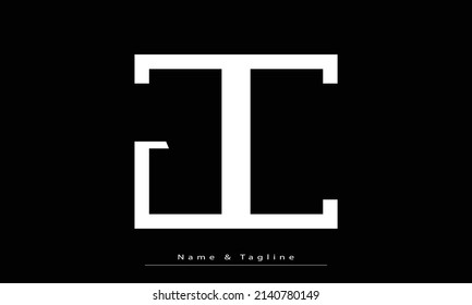Alphabet letters Initials Monogram logo JC , CJ