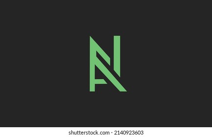 Alphabet letters Initials Monogram logo AN, NA, A and N