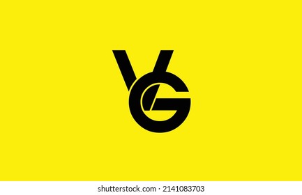 Alphabet letters Initial Monogram Logo VG, GV, V und G