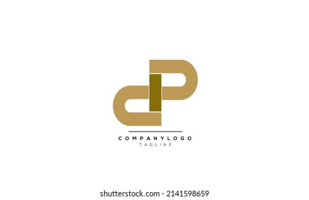 Alphabet letters Initials Monogram logo DP, DP INITIAL, DP letter