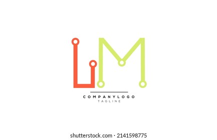 Alphabet letters Initials Monogram logo UM, UM INITIAL, UM letter