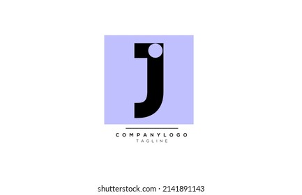 Letras alfabéticas Logo de Iniciales Monograma JI, JI INITIAL, carta JI