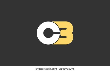 Alphabet letters Initials Monogram logo CB, BC, C and B