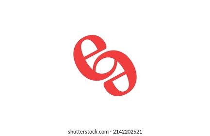 Alphabet letters Initials Monogram logo EE