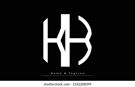 Alphabet letters Initials Monogram logo KK
