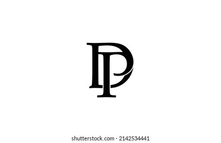 Alphabet Letters Initials Monogram Logo Dp Stock Vector (Royalty Free ...