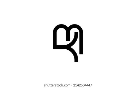 Alphabet letters Initials Monogram logo YB, BY, Y and B