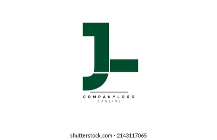 Alphabet letters Initials Monogram logo JL, JL INITIAL, JL letter