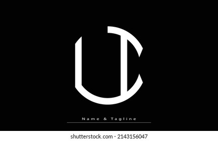 Alphabet letters Initial Monogram Logo LI, IL