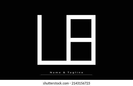 Alphabet letters Initials Monogram logo LB , BL