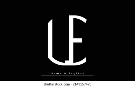 Alphabet Letters Initials Monogram Logo Le Stock Vector (Royalty Free ...