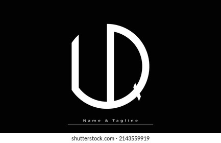 Alphabet letters Initials Monogram logo LQ , QL