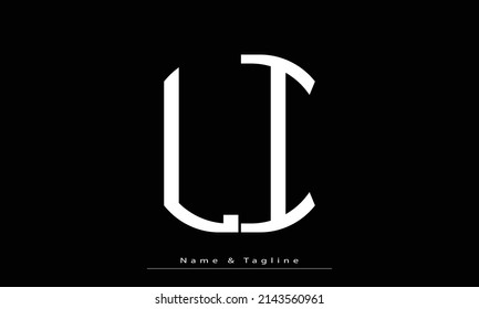 Alphabet letters Initials Monogram logo LI , IL