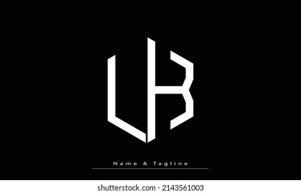 Alphabet letters Initials Monogram logo LK , KL