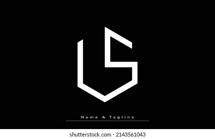 Alphabet letters Initials Monogram logo LS , SL