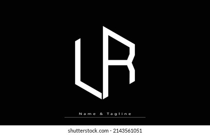 Alphabet letters Initials Monogram logo LR , RL