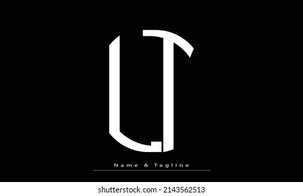 Alphabet letters Initials Monogram logo LT , TL