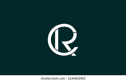 Alphabet letters Initial Monogram Logo CR, RC, C und R