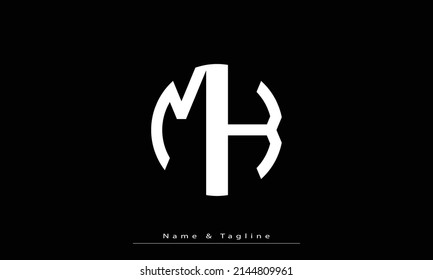 Alphabet letters Initials Monogram logo MK , KM
