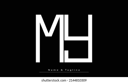 Alphabet letters Initials Monogram logo MY , YM