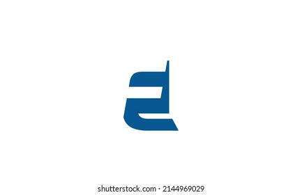 Letras alfabéticas Iniciales Logotipo Monograma FZ, ZF, F y Z