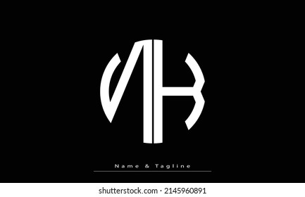 Letras alfabéticas Iniciales Monograma NK , KN