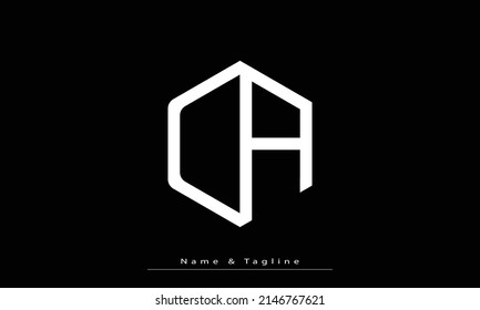 Alphabet letters Initials Monogram logo OA , AO