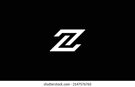 Alphabet Letters Initials Monogram Logo Zl Stock Vector (Royalty Free ...