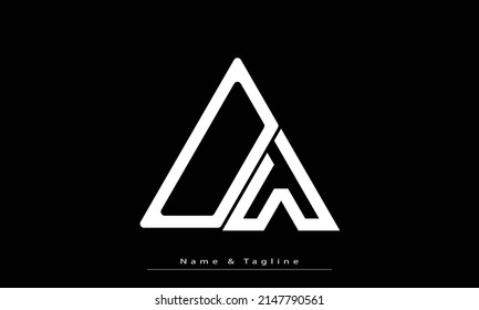 Alphabet letters Initials Monogram logo OW , WO